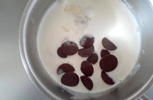 チョコレートとレモンのタルトの作り方の手順12