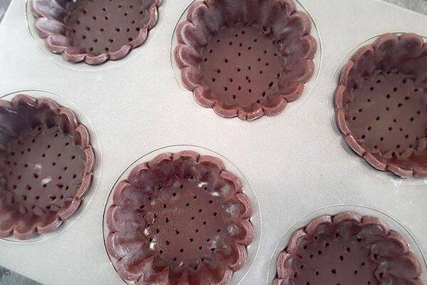 チョコレートとレモンのタルトの作り方の手順7