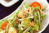 リンゴと水菜のサラダ