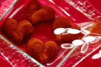 ハートのラズベリーガナッシュ