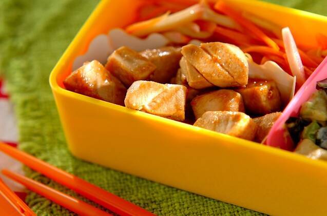 マグロの中華風ステーキ