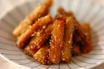 たたきゴボウのゴマ和え