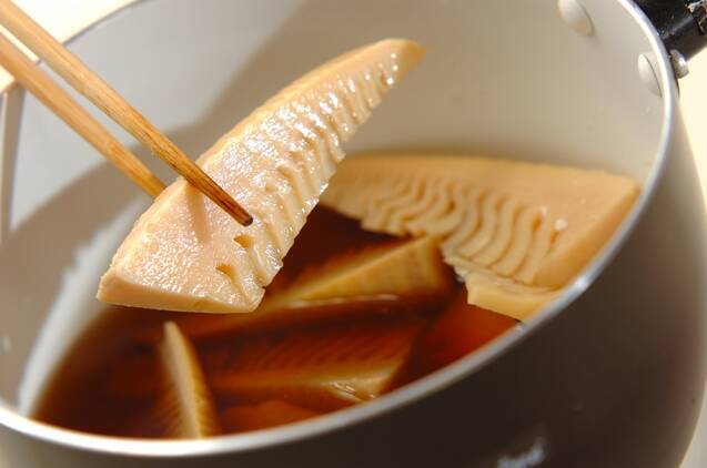 たけのこの若竹煮 わかめと相性抜群！の作り方の手順3