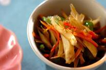 ゴボウとニンジンのきんぴら