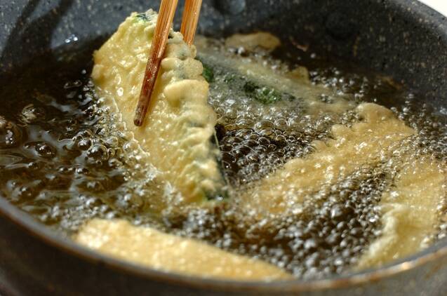 ホックホク！ズッキーニの天ぷらの作り方の手順3