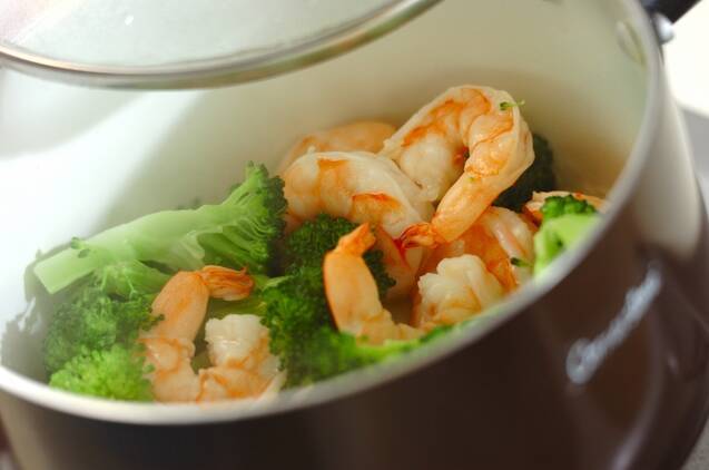 エビとブロッコリーの豆腐グラタンの作り方の手順5