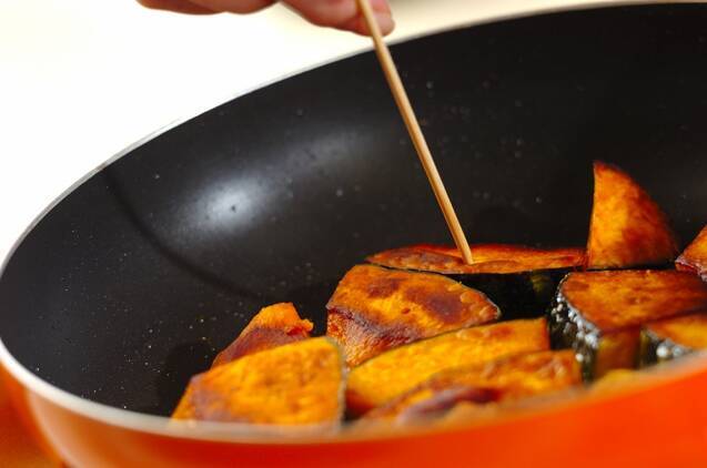 焼きカボチャのサラダの作り方の手順4