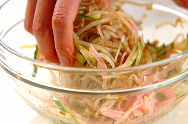 モヤシのシャキシャキナムルの作り方の手順3