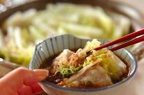 豚バラと白菜のミルフィーユ鍋