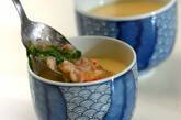 カニとミツバのあんかけ茶碗蒸しの作り方5