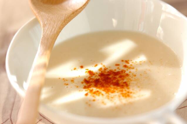 サツマイモ豆乳スープ