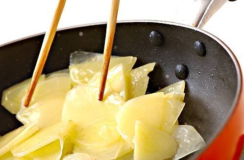 ポテトのマスタード炒めの作り方の手順3