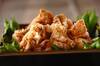 照り焼き味鶏もも肉唐揚げ