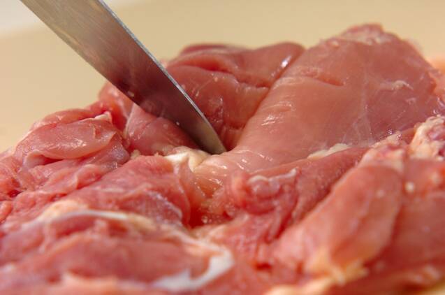 照り焼き味鶏もも肉唐揚げの作り方の手順1