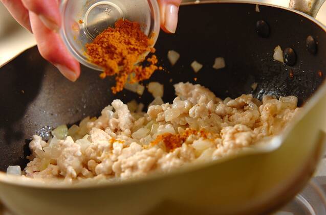 炒めるだけ！彩りきれいな夏野菜キーマカレー by 松本 知恵さんの作り方の手順4