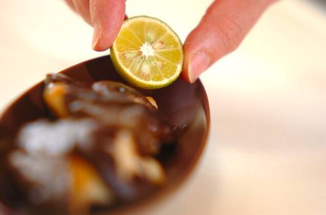 キノコの塩炒めの作り方の手順4