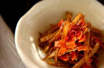 ゴボウのきんぴら