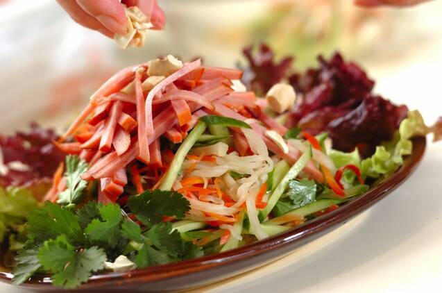 なますのエスニックサラダの作り方の手順4