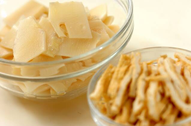 水煮でも！生でも！タケノコご飯の作り方の手順2