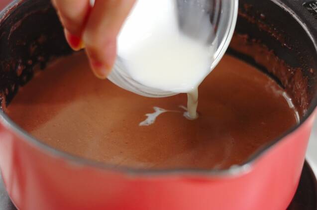 ホットチョコレートの作り方の手順3