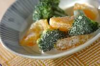 ブロッコリーとオレンジのサラダ