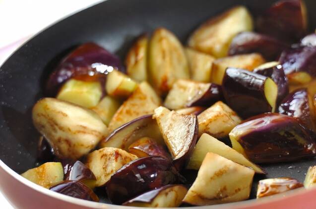 ひき肉とナスの簡単みそ炒めの作り方の手順3
