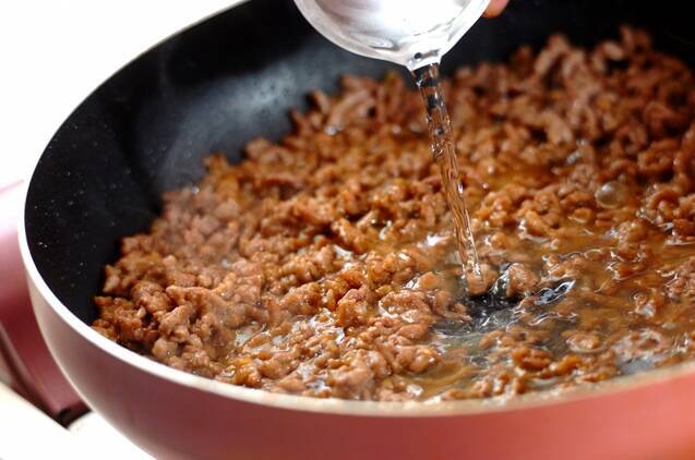 ひき肉とナスの簡単みそ炒めの作り方の手順5