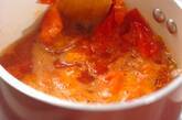フレッシュトマトのスープ　バジル風味の作り方1