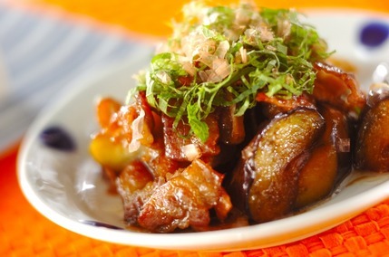 10分で完成！茄子のこってり豚バラ炒め