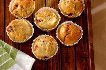 タコとオリーブのマフィン