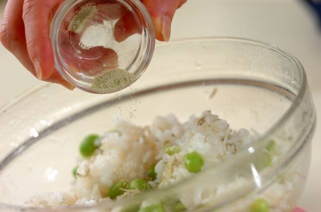 枝豆とジャコの混ぜご飯の作り方の手順2