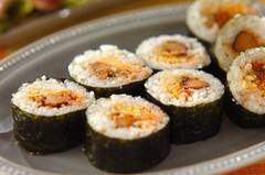 子供にも人気！サバ缶の韓国のり巻き キンパ