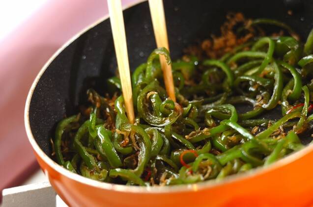 ピーマンの佃煮の作り方の手順2