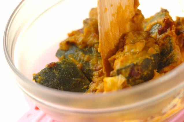 カボチャのいとこ煮サンドイッチの作り方の手順3