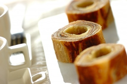 卵焼き器で作る簡単バームクーヘン