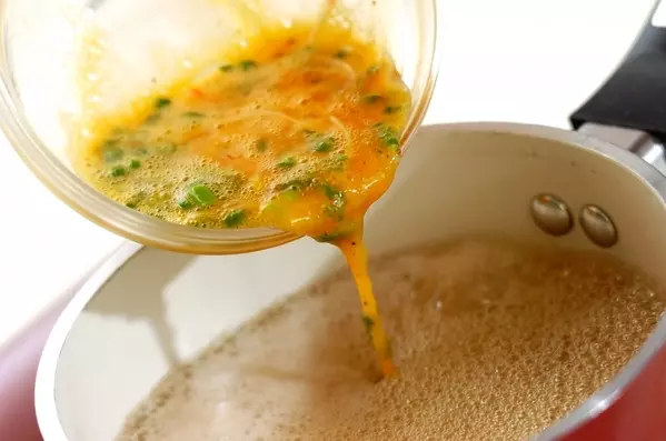 ふわふわ卵のにゅうめんの作り方3