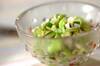 枝豆とオクラのクミン風味サラダの作り方の手順