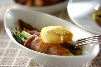 アスパラの豚肉巻き