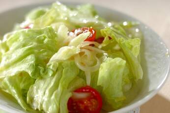 レタスのサラダ