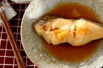 カラスガレイの煮付け