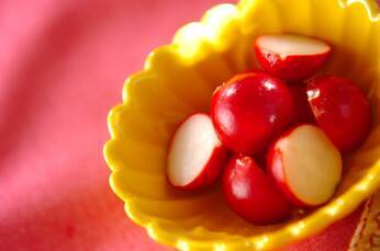 箸休めに！さっぱりラディッシュの甘酢漬け