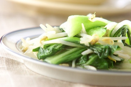 チンゲンサイの炒め物