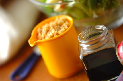 しょうゆと粉チーズの燻製