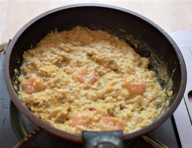 ダイエットに！オートミール豆乳リゾットの作り方の手順5
