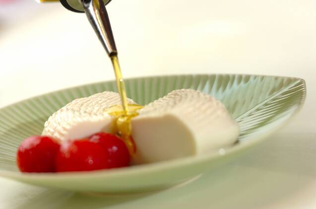 サラダ風冷奴の作り方の手順3