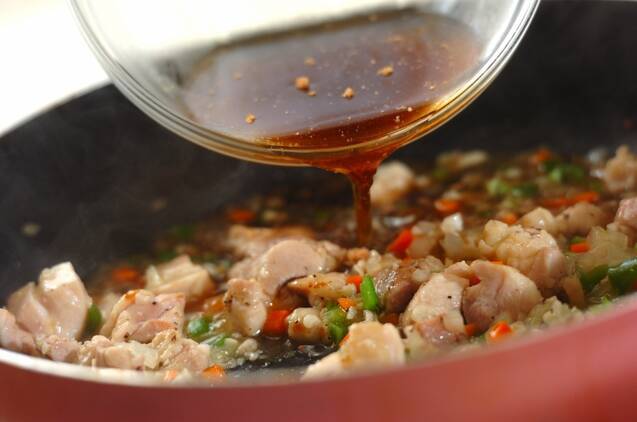 カレーオムライスの作り方の手順4