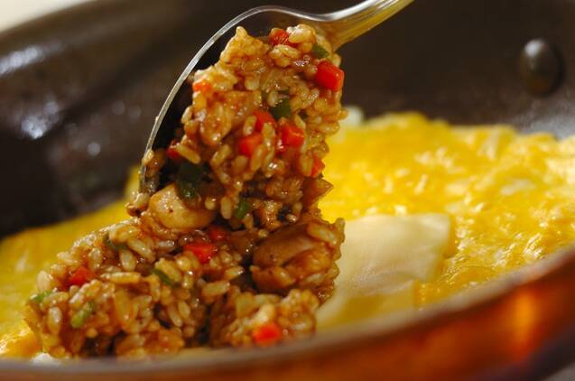 カレーオムライスの作り方の手順5