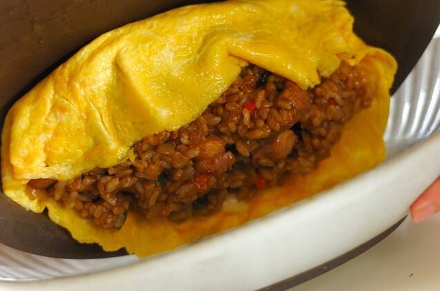 カレーオムライスの作り方の手順6