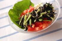 豆腐トマトサラダ