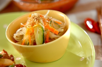 野菜たっぷり さっぱり春雨サラダ 副菜 レシピ 作り方 E レシピ 料理のプロが作る簡単レシピ